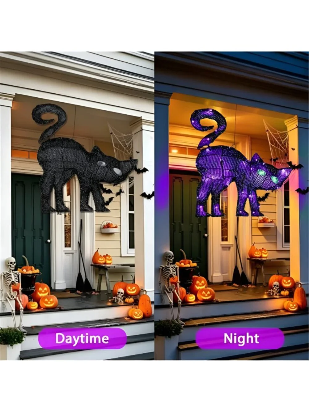 Halloween Window Decorations Outdoor Indoor, 17.32